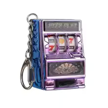 Llavero Mini Casino – Máquina Tragamonedas con Palanca