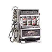 Llavero Mini Casino – Máquina Tragamonedas con Palanca