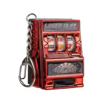 Llavero Mini Casino – Máquina Tragamonedas con Palanca