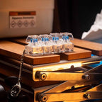 llavero de teclado mecánico anti estrés (con luces)